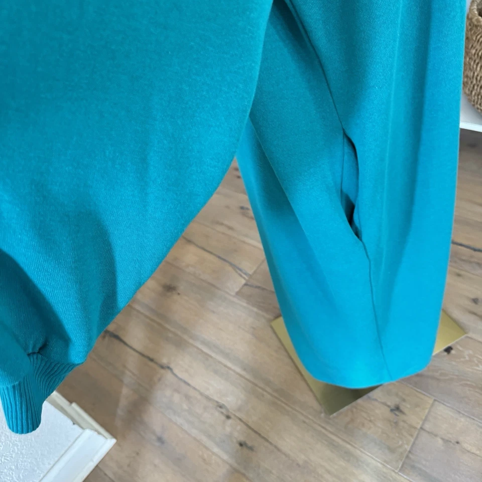 De Colección Appel Teal Sudadera Pullover Bata Camisón Rosa Bordado OSFA/L Boho Foto 4 de 4