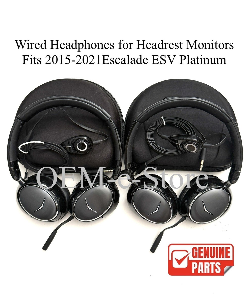2015-2021 Cadillac Escalade ESV Platinum 2 Wired Headphones For
