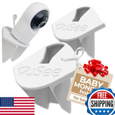 Vusee Anywhere Baby Monitor Wall Mount No-Drill Adhesive Shelf For Cameras