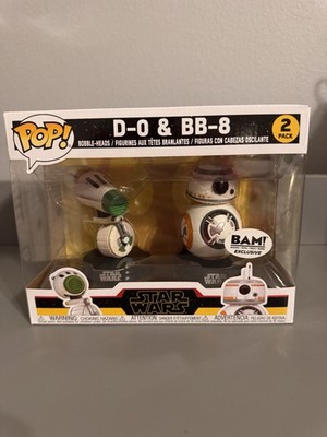Funko Pop! Star Wars D-O & BB-8 2-Pack Vinyl Bobble-Heads BAM! Exclusive