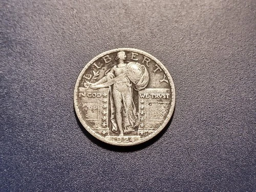 XF 1924-P Standing Liberty Quarter
