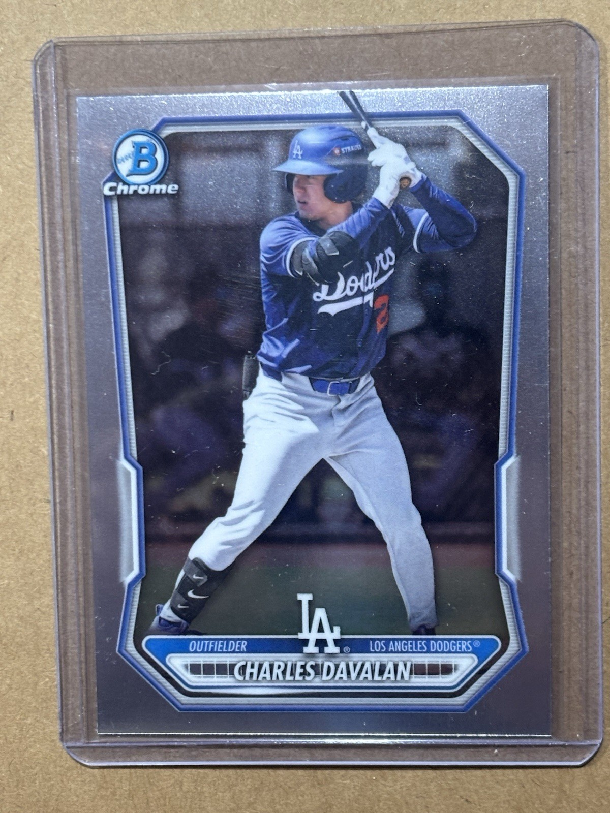 2026 Bowman Chrome 2 Card Charles Zavala Lot- Chrome Auto & Chrome- LA Dodgers view 8