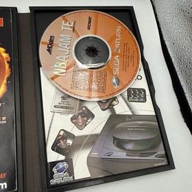 NBA Jam T.E. Tournament Edition Sega Saturn Game With Box And Manual