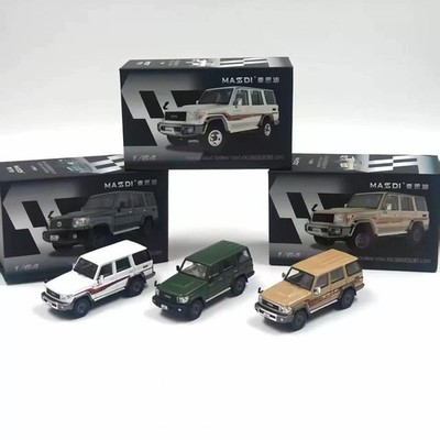 1/64- MASDI-1994 Land Cruiser LC76 Alloy Car Model Classic Collectible Toy