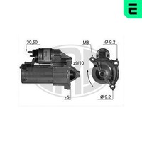 ERA Starter 220012A FüR CitroËN Passend FüR Fiat Peugeot