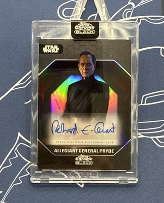 2024 Star Wars Chrome Black - General Pryde Auto Richard E. Grant Dark Side Auto