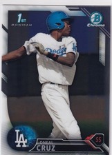 2016 BOWMAN CHROME 1ST RC ONEIL CRUZ PITTSBURGH PIRATES FIRST ROOKIE z6112