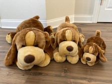 Toys R Us Animal Alley Set of 3 Darby Dog Stuffed Animals Brown/Tan