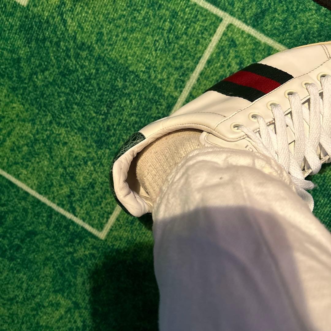 Auth Gucci Leather Sherry Line White Low cut Sneakers EU36.5 US6.5 UK3.5 Women thumbnail 24