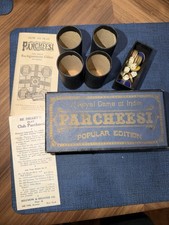 Vintage 1918 Parcheesi - A Royal Game Of Indi...