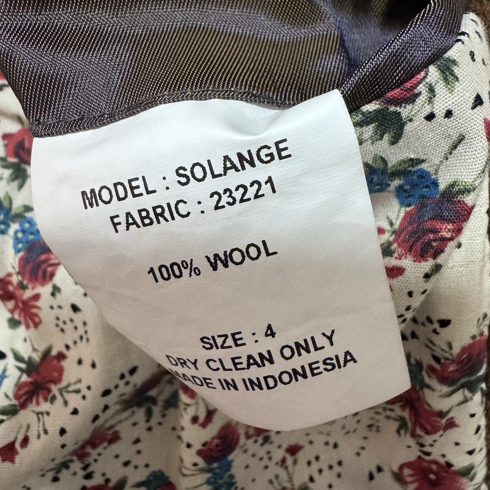 Sundance Solange Patchwork Wool Blazer Harris Twe… - image 12