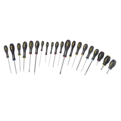 STANLEY FatMax Screwdriver Set 20 pc Mixed Drive Pozi Flat Phillips STA562572