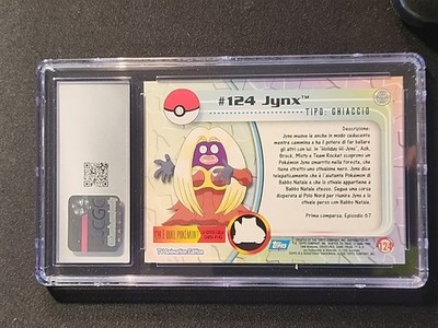 POP 1* CGC 10 - Italian 2000 Pokémon Topps Jynx #124 | eBay