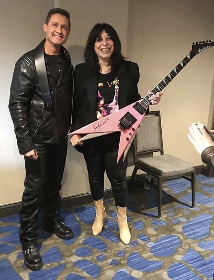 USA Jackson Vinnie Vincent signature VVV shadow Rhoads OHSC rare