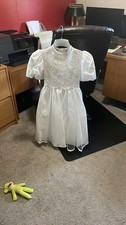 Girls First Holy Communion Dress With Bag Size 10