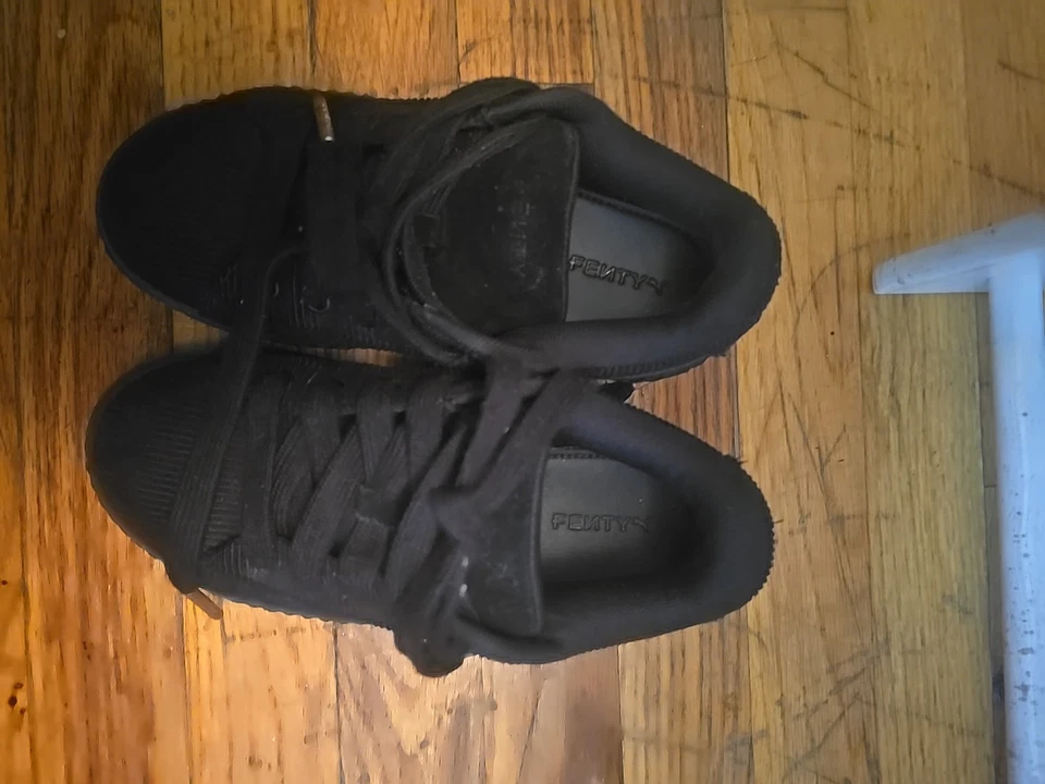 Talla 3 (PS) PUMA Creeper Phatty x Fenty Low Negro Foto 3 de 4