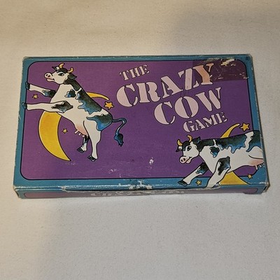 Vintage The Crazy Cow Game Puzzle Brain Teaser Math STEM Domino Tile - Complete