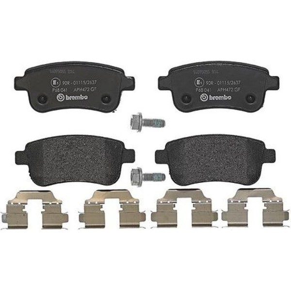 Brembo P 68 041 Bremsbelagsatz FüR Renault Megane Grand Scenic Fluence Clio VAN-image