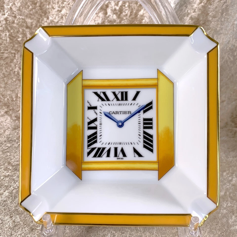 Cenicero Cartier Porcelana Cambiador Bandeja Tanque Francés 14,5 cm Foto 2 de 4