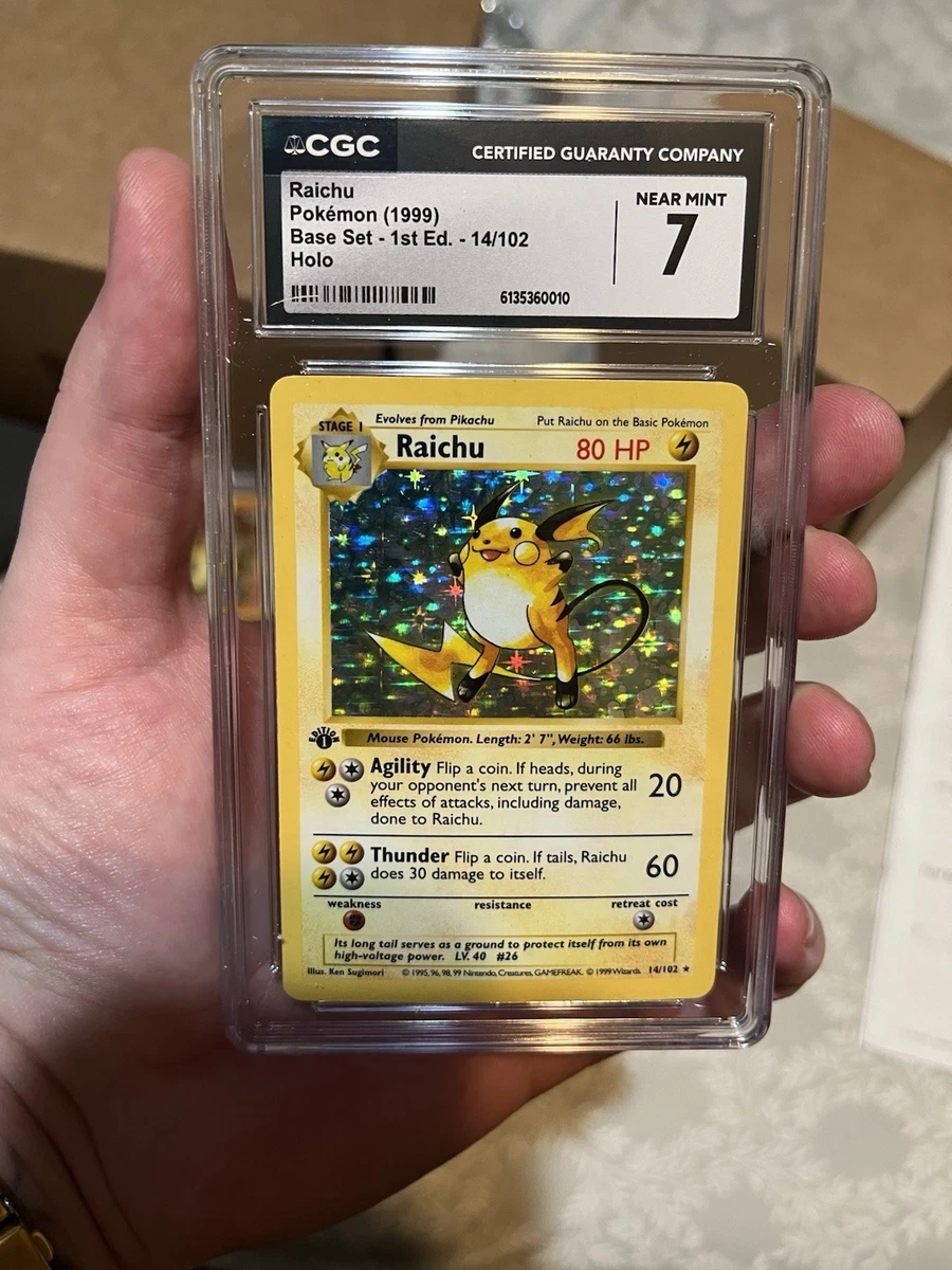 Raichu Pokmon TCG 1st Edition Individual Trading Card Games for sale - eBay
