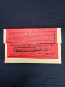 Antique Winchester .30 Gov. Mod. 1906, 2-Part, Ammo Box, (Empty) For Collectors