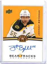 2023-24 Upper Deck Boston Bruins Centennial Bear Tracks - Johnny Boychuk AUTO