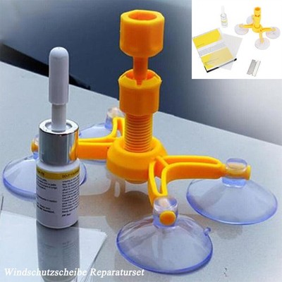 Glas Reparatur Set Windschutzscheibe Steinschlag Komplett Set Auto Flüssigkeit