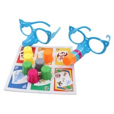 Set Gioco Bugiardo 2-4 Giocatori Copri Naso Occhiali Carte Crescita Naso Gioco da Tavolo