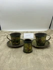 5 Piece Vintage Childrens Little Bo Peep Tin Toy Tea Set Ohio Art 1930’s USA