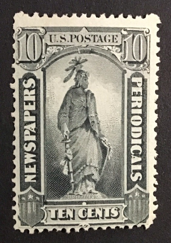 US 1875 VF-XF MLH Sc#PR15 10c Newspaper Stamp, CV $375,   (W57)