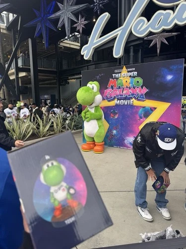 LA DODGERS x SUPER MARIO GALAXY YOSHINOBU YAMAMOTO 'YOSHI' EXCLUSIVE BOBBLEHEAD