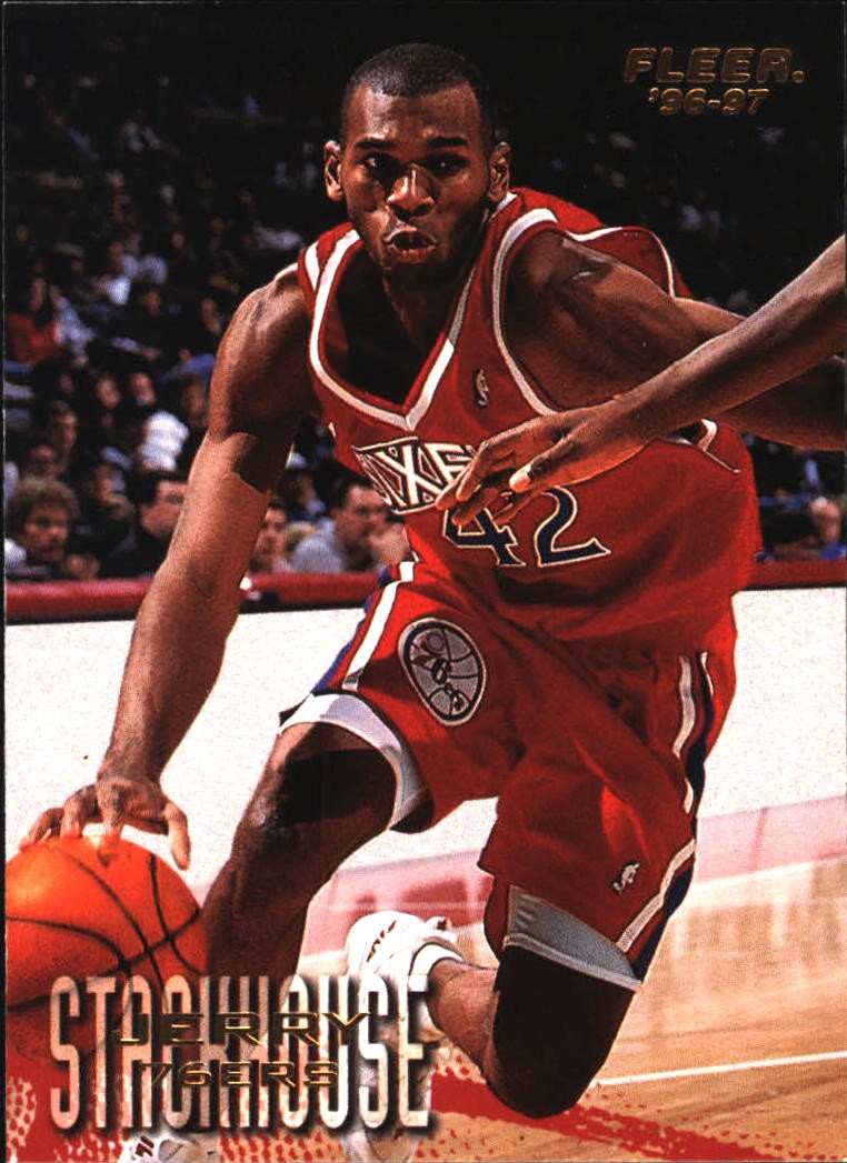 1996-97 Fleer Jerry Stackhouse #83 Philadelphia 76ers FREE SHIPPING