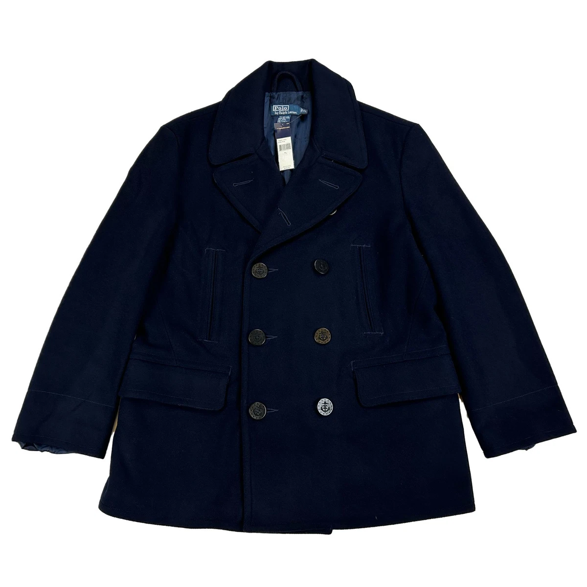 Polo Ralph Lauren Wool Outer Shell Coats, Jackets & Vests Pea Coat