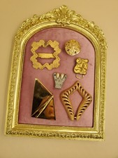 VTG Belt Buckle Lot Gold Tone Brass Mod Western Parts Repair