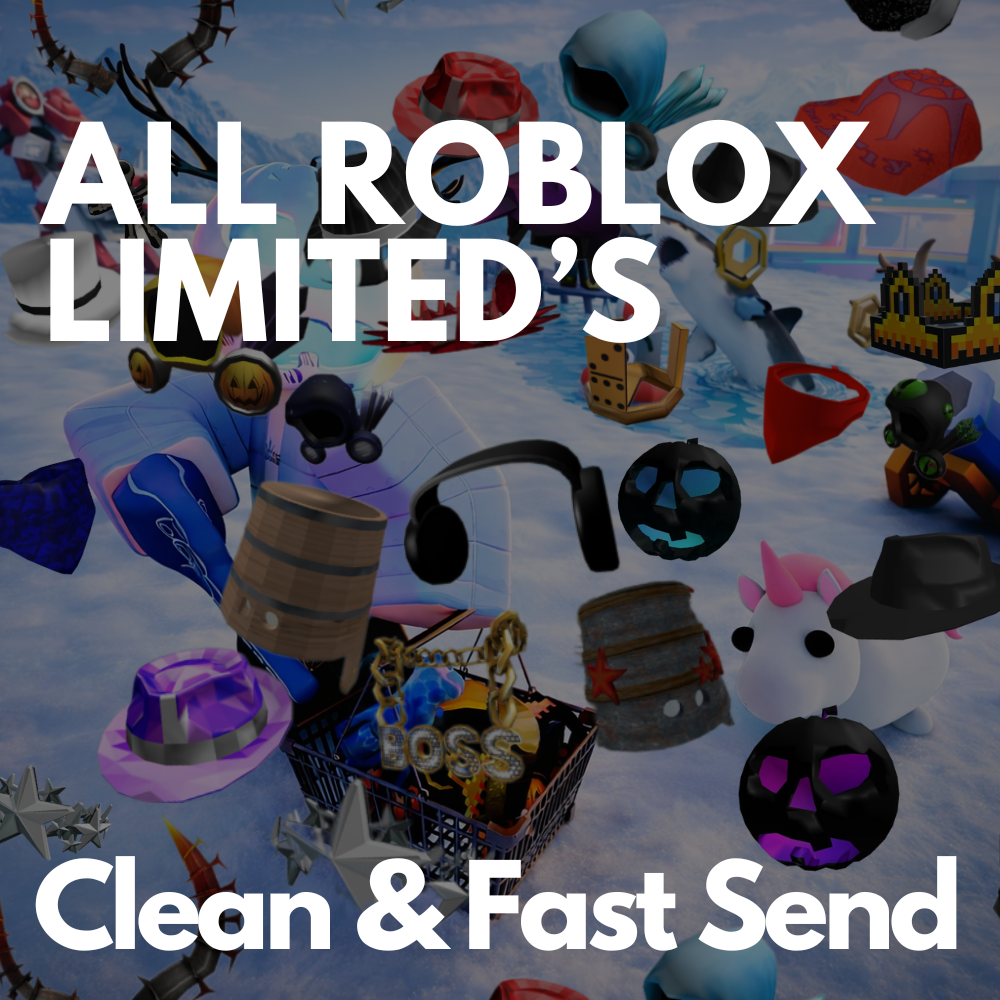 ROBLOX Limiteds Rares - Objet Virtuel Sûr Et Légitime - Édition Spéciale