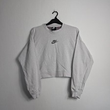 Nike Sportswear Women's Cropped Sweatshirt Basic Essentials Gym Fitness