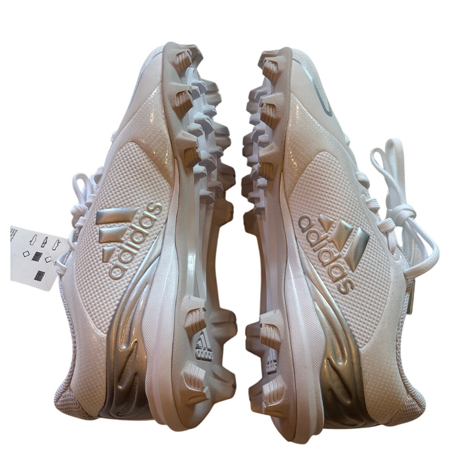 Adidas PureHustle MD Softball Cleats FV9047 White Women Size 8.5