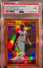2006 Bowman Chrome Ken Griffey Jr Orange Refractor Psa 9 Highest Graded Pop 4 !