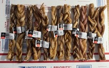 Dentley  s Bully Braid Dog Chews 12 9  Sticks Brand NEW Free Shipping   