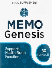 Memo Genesis Memory Support  Focus Clarity  Brain Health Formula 30 Capsules
