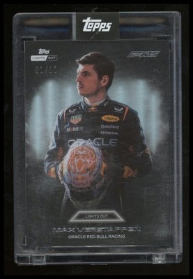 2025 Topps Formula 1 Lights Out Max Verstappen Black #/10