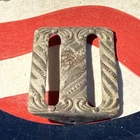 Dug Civil War 💥 🇺🇸 💣 Silvered Brass Sash Buckle