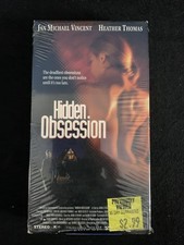 Hidden Obsession VHS, 1993 Video Cassette Tape Movie Horror Thriller