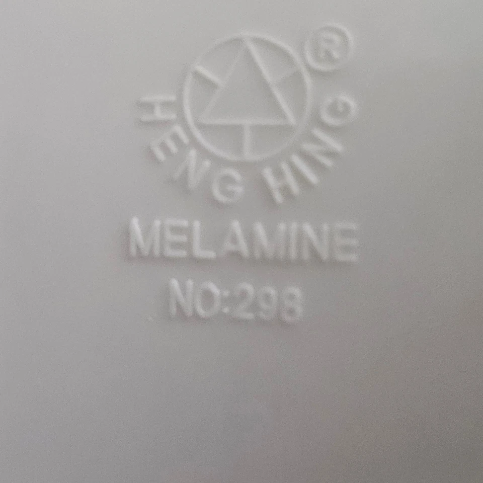 Juego de 3 Bandejas Divididas Heng Bisagra Melamina Nº298 Floral Verde Círculo Retro 6"x3" Foto 3 de 3