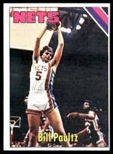 1975-76 Topps Basketball Card Billy Paultz New York Nets #262 NM