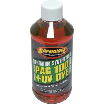 Refrigerant Oil-PAG 100(R-134a) Oil + UV Dye UAC RO 0909B