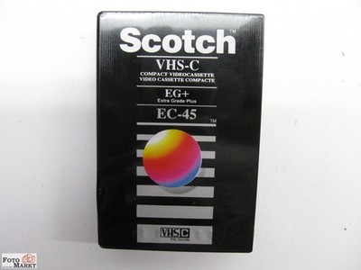 VHS-C Videokassette Scotch EC-45 compact für Video Camcorder analog 