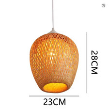 lampe suspendue Lustre Plafond luminaire Rotin Osier Bambou luminaire