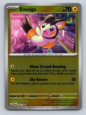 Emolga 030/086 Common Chaos Rising Pokemon Reverse Holo Near Mint
