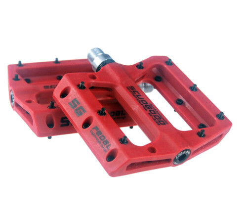 FanShow MTB BMX Bicycle Pedals 9/16 Inch Mountain Road Bike 3 Sealed Bearings 10 Non-Slip Studs - Foto 2